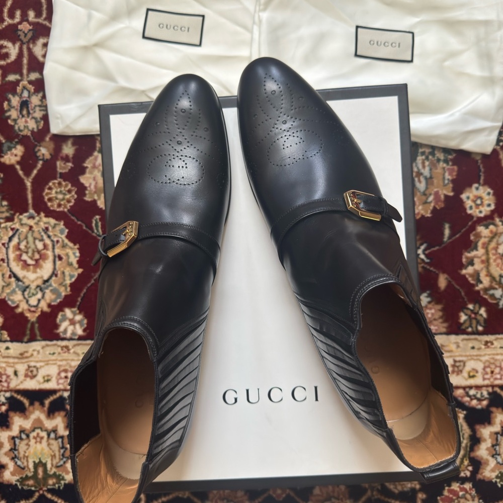 🍁SOLD🍁Gucci Black Leather Boots